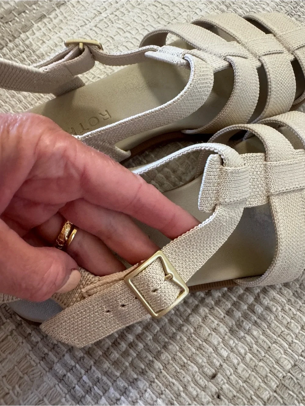 Rothy’s Fisherman Sandals Coconut